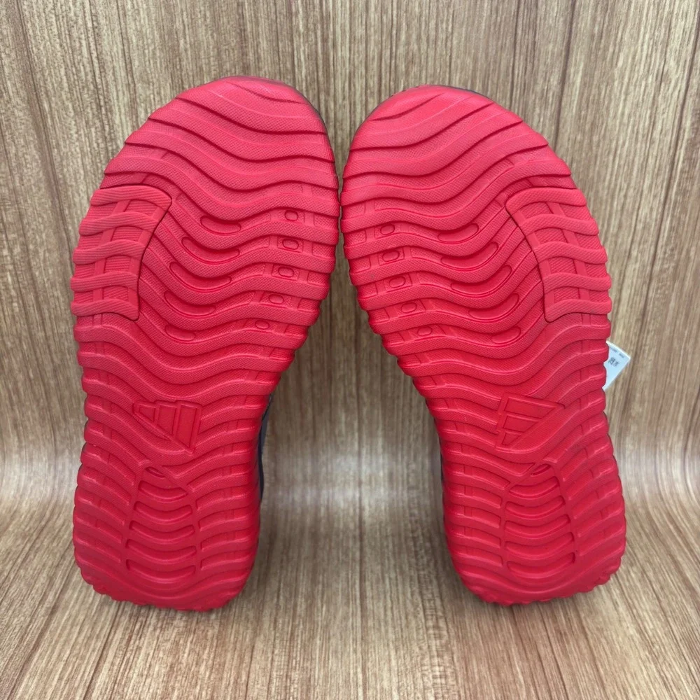 Adidas Kaptir 4.0‎ K Sneakers Kids Size 5 Grey Red IH1841 Cloudfoam Running NEW